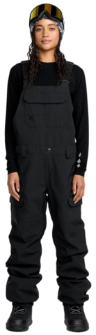 Volcom Creston 3D Stretch Bib Overall Black