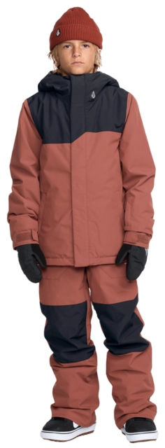 Volcom Stone.91 Ins Jacket Henna - L/12år 