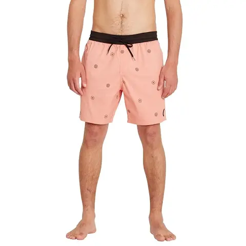 Volcom Strange Daze Paisley Trunk 17 Clay Orange