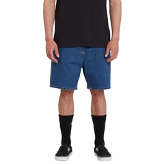 Volcom Billow Denim Short Oliver Mid Blue - 36