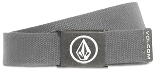Volcom Circle Web Belt Heather Grey - One Size