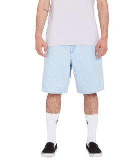 Volcom Billow Denim Short Light Blue