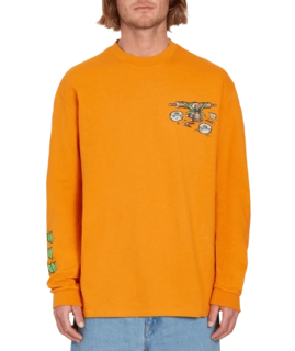 Volcom FA Todd Bratrud LS Tee Saffron