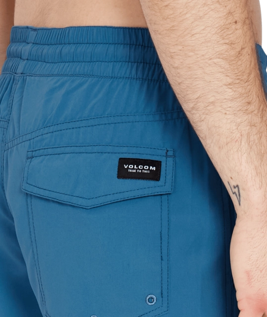 Volcom Lido Solid Trunk 16 Aged Indigo - L 