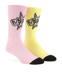 Volcom V Ent Sock Pr Reef Pink - One Size