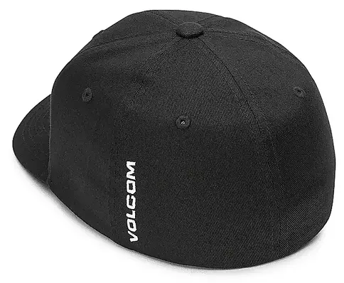 Volcom Full Stone Flexfit Hat Black - One Size 