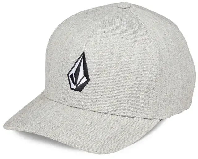Volcom Full Stone HTH Flexfit Hat Grey Vintage - S/M 