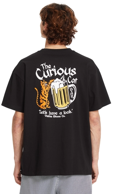 Volcom Curious Cat SS Tee Black - S 