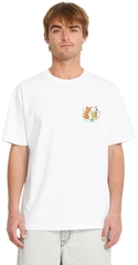 Volcom Curious Cat SS Tee White - L