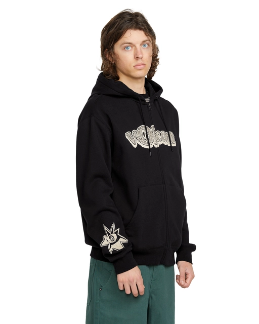 Volcom Ent Zip Black - L 