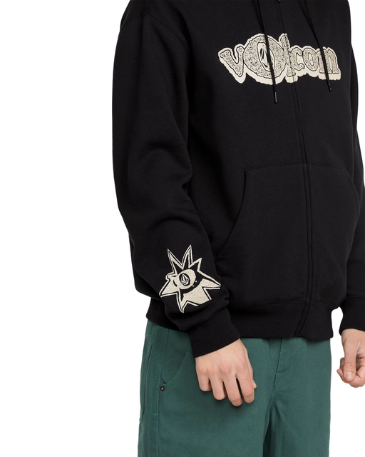 Volcom Ent Zip Black - L 