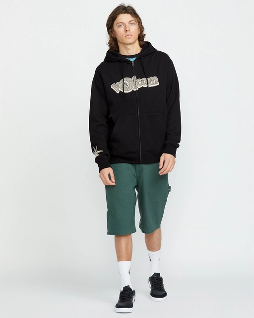 Volcom Ent Zip Black - L 