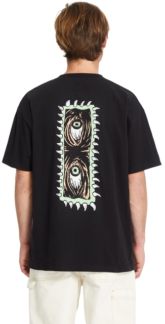 Volcom Eye Rust Loose SS Tee Black - M 