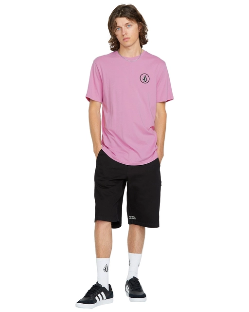 Volcom Iconic Stone SS Tee Steel Purple - L 