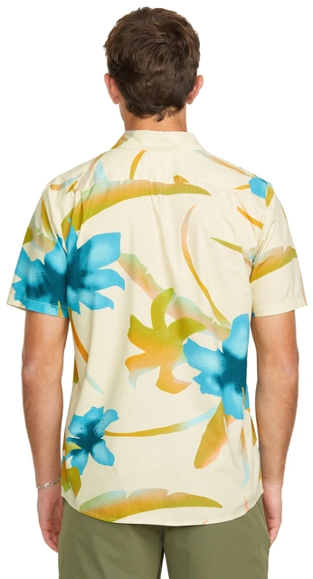 Volcom Tracers Floral SS Light Beige - L 