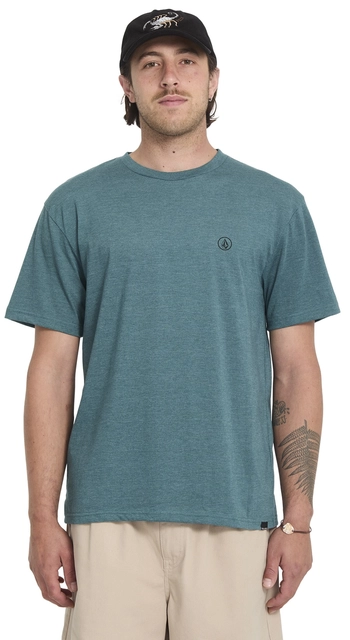 Volcom Circle Blanks HTH SS Tee Rifle Green - L 