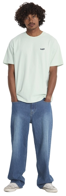 Volcom Pistol Stone Loose SS Tee Pale Aqua - L 