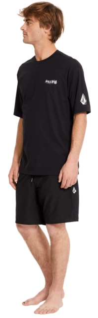 Volcom Pistol Surf SS Tee Black - L 