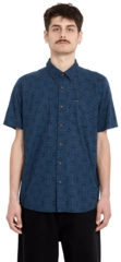 Volcom Scaler Stone Woven SS Midnight Blue - L