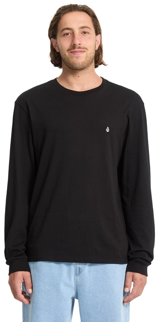 Volcom Stone Blanks Basic LS Tee Black - L 