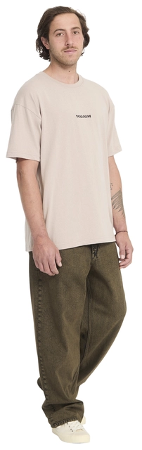 Volcom Stone Loose SS Tee Bark Brown - L 