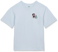 Volcom Aura Basic SS Tee Light Blue Acid - L/12år