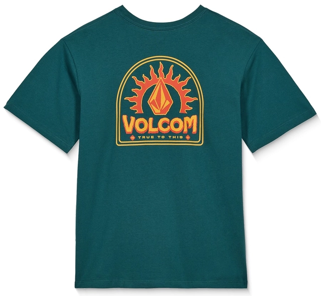 Volcom Solstice Basic SS Tee Rifle Green - L/12år 