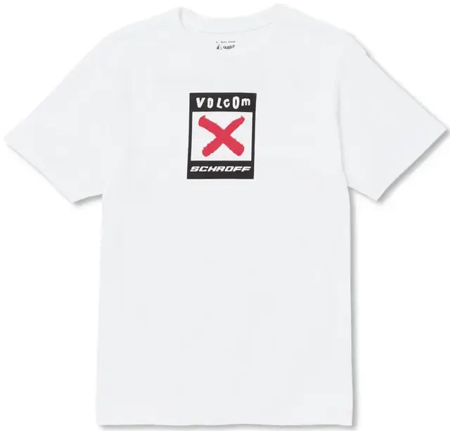 Volcom Schroff X Volcom SS Tee White - L 